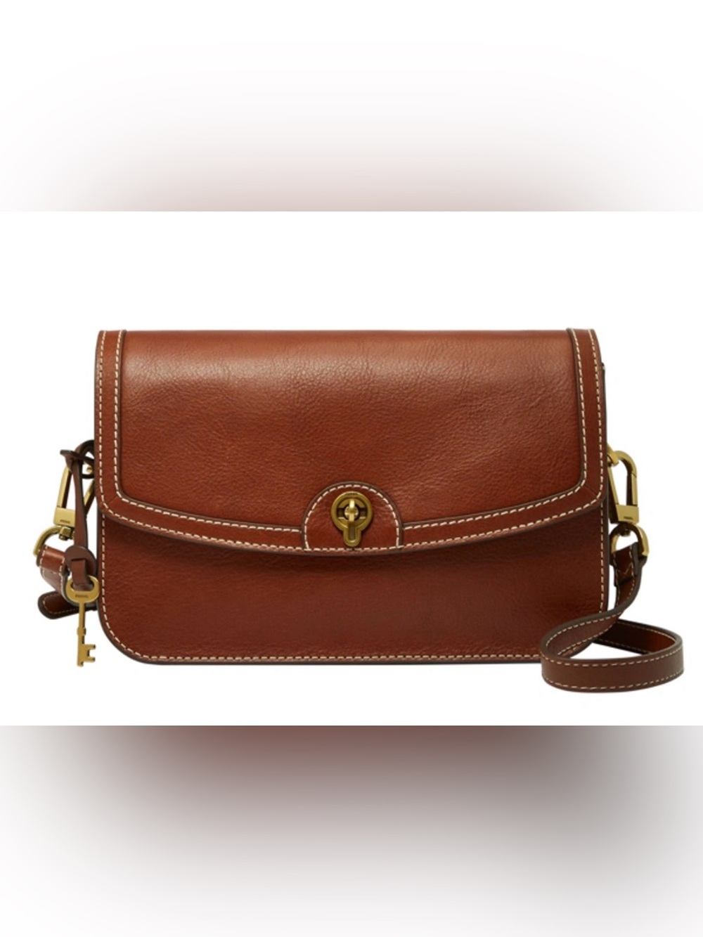 FOSSIL Ainsley Flap Closure Crossbody Medium Luxury